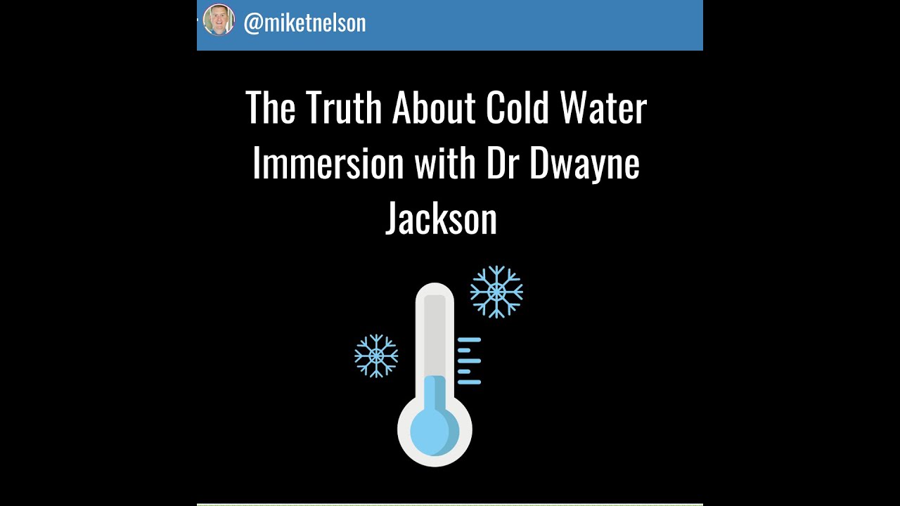 Cold Water Immersion Research with Dr Dwayne Jackson from the Flex