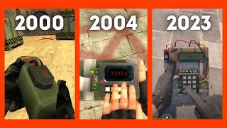 EVOLUTION OF C4 IN EVERY COUNTER-STRIKE GAME (2000-2023)