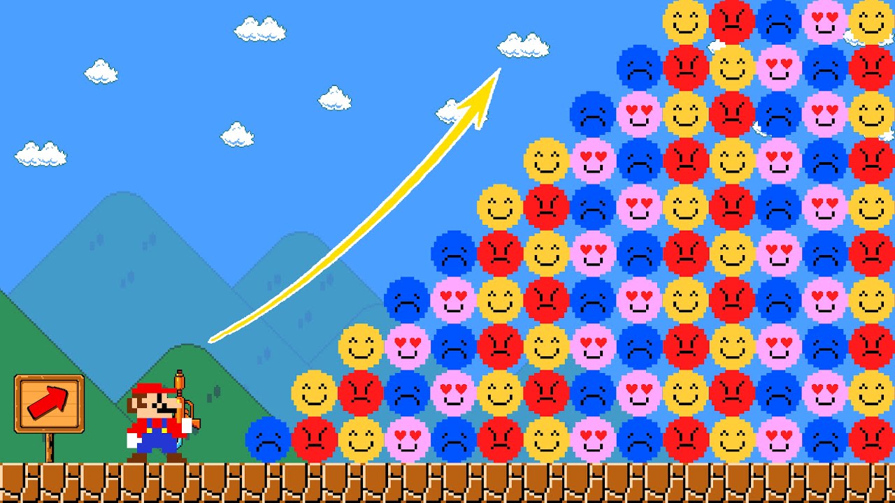 Can Mario Collect 999 All Seeds Tried to Beat New Super Mario Bros.Wii? | Mario Game Animation