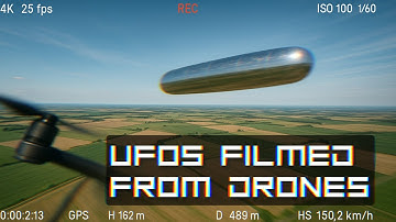 UFOs filmed from Drones - The Compilation