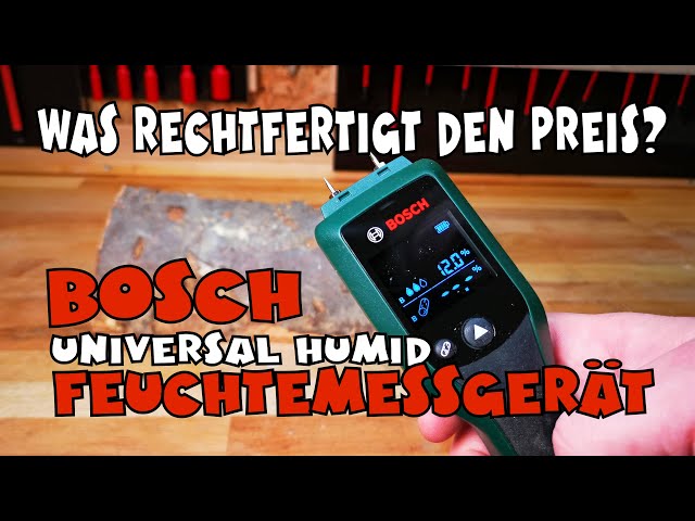 Was kann das Bosch Feuchtemessgerät UniversalHumid 