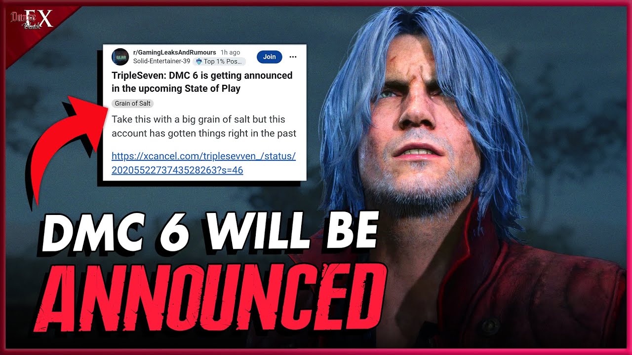 NEW RUMOR: DEVIL MAY CRY 6 MAY BE ANNOUNCED THIS WEEK