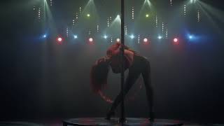 X-pole act. Devil.