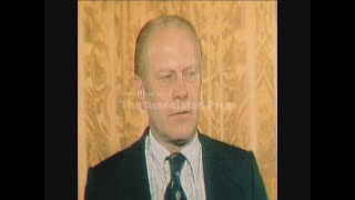 SYND 14-10-73 RICHARD NIXON INTRODUCES GERALD FORD AS NOMINATION FOR VICE PRESIDENT