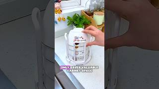Smart Rotating Bowl Organizer | Kitchen Space Saving Hack #Shorts