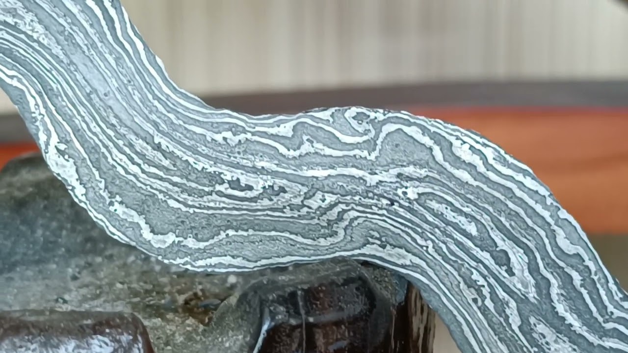 Detail Keris Pusaka Spesial Dhapur Nogo Seluman Luk 13 Tedas Pamor Slewah Tangguh Mataram Senopaten 