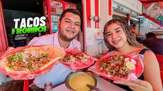 Los Tacos más Rápidos de México 🇲🇽 "Te los Sirven en 5 Segundos" Excelente Servicio