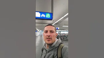 Bicycle parking in Almere Central train station in the Netherlands