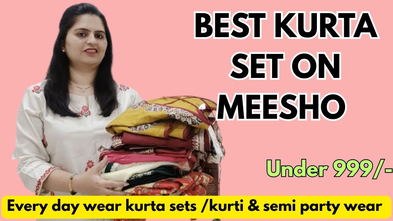 Meesho Kurta Set Haul|💖 Festive Ethnic Wear & Daily Wear Kurta/kurta Sets From Meesho ✨