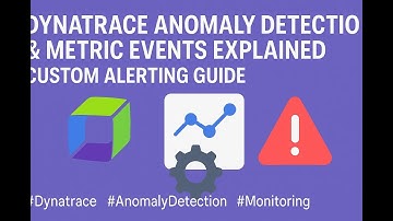 Dynatrace Anomaly Detection & Metric Events Explained | Custom Alerting Guide