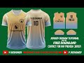 How to make a Premium sports & Esports jersey design tutorial in Illustrator | part 41 with free