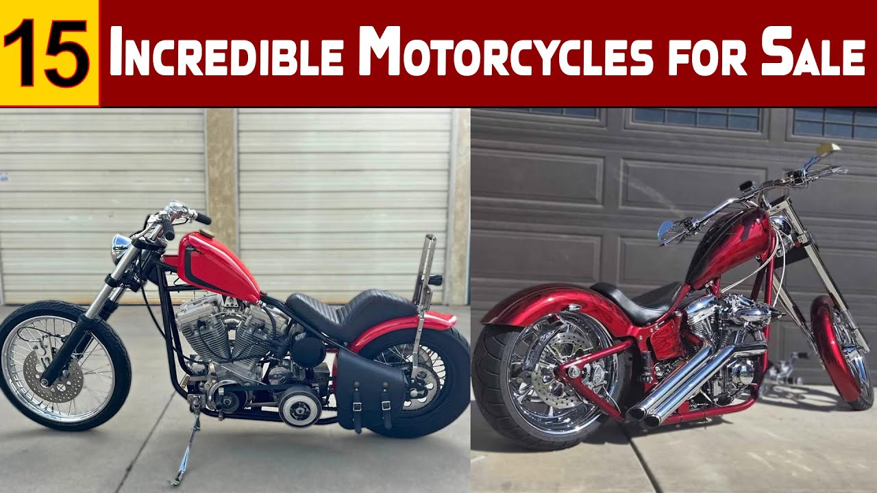15 невероятных мотоциклов на продажу — быстрые, крутые и доступные байки!