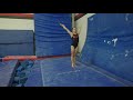 Elena Arenas Trains Solid Yurchenko Double Fulls
