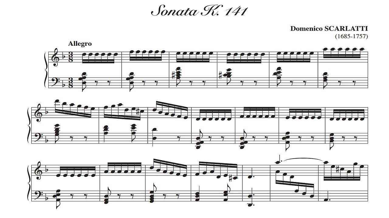 Scarlatti: Sonata in D minor K 141 - Anthony di Bonaventura, 1972 - CSQ 2044