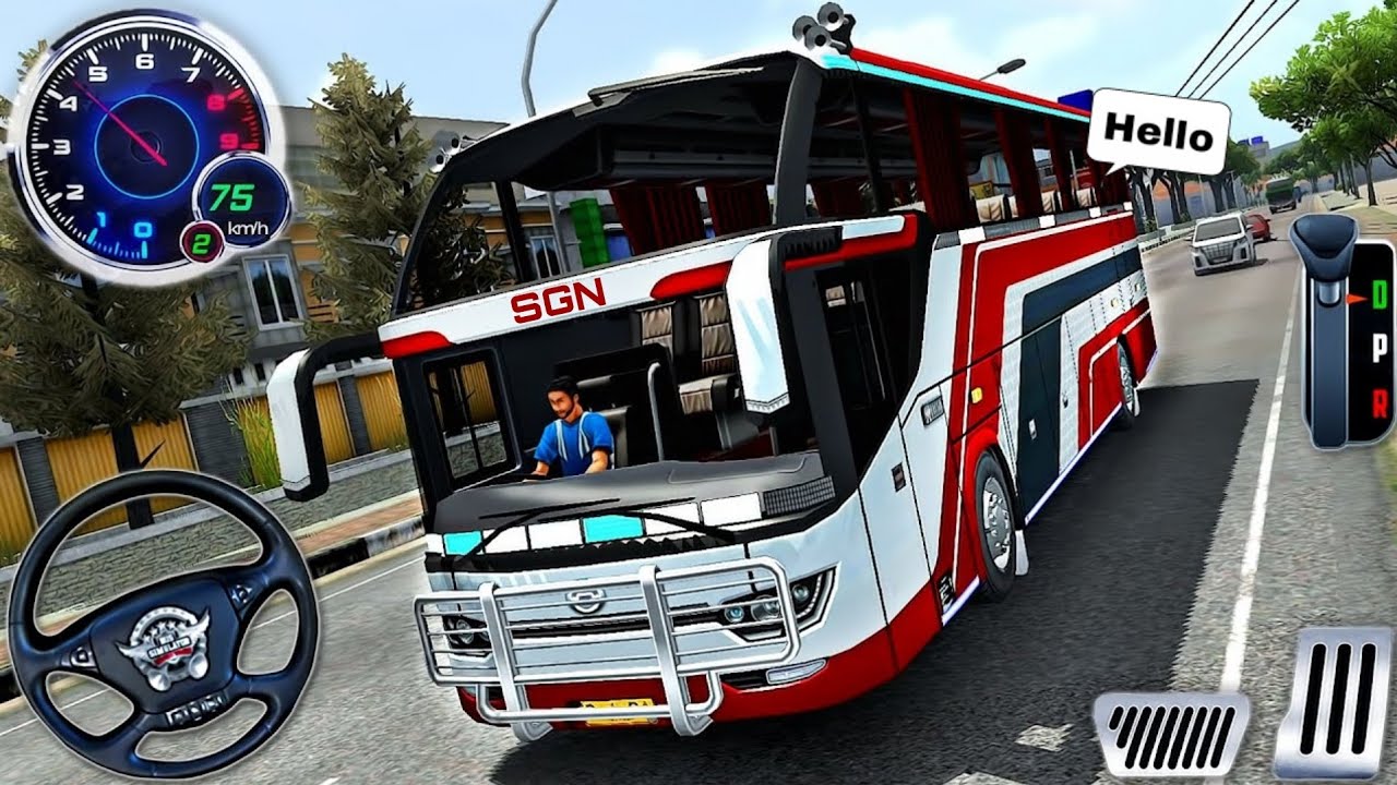 Luxury Coach Big NEW Indian Bus Driving in India - Bus Simulator ...