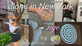 alone in NYC for a week (romanticizing time alone) 🎧NEW YORK VLOG