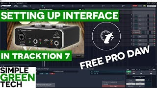 Behringer UM2 Setup in Tracktion 7