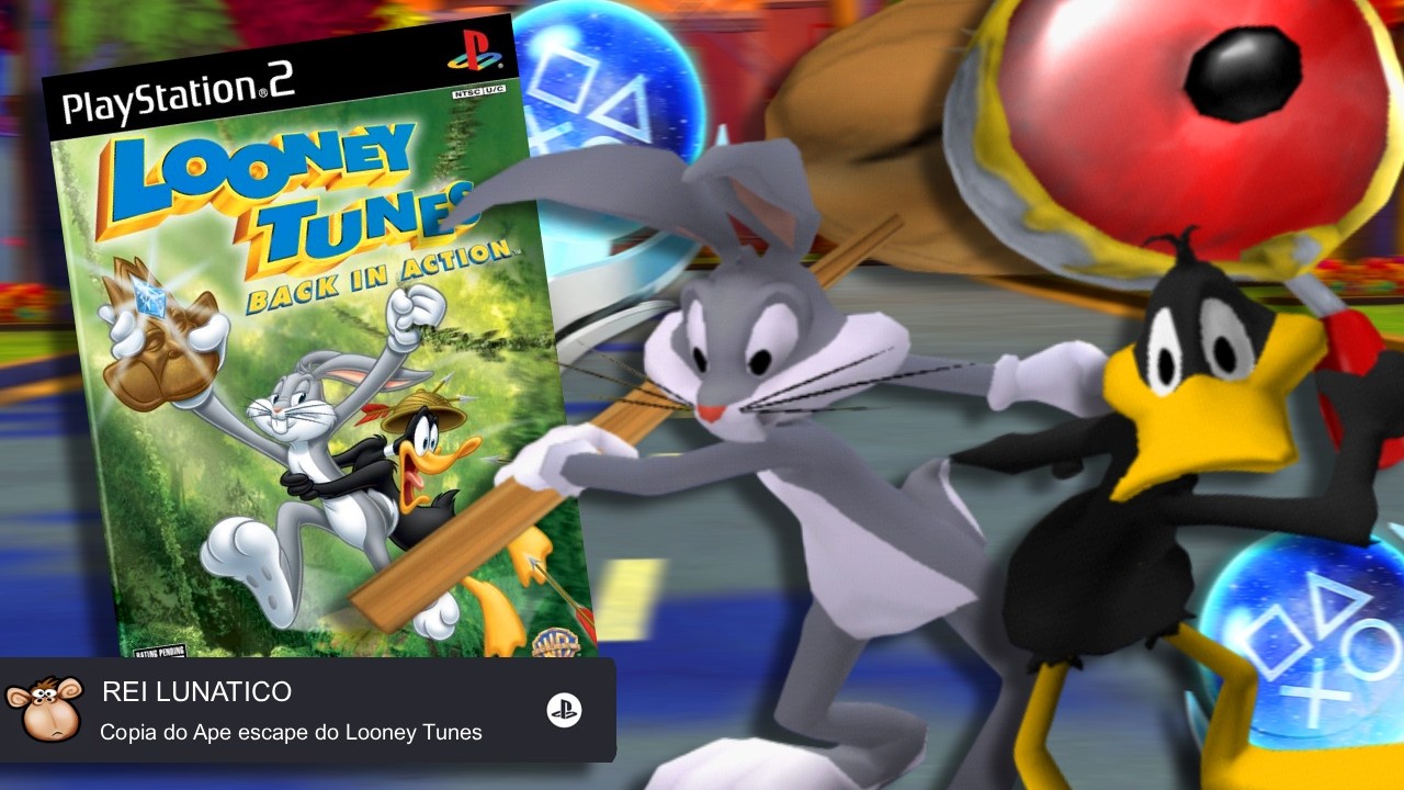 EU FIZ 100% DO LUNÁTICO LOONEY TUNES DE PS2 - Looney Tunes Back In Action