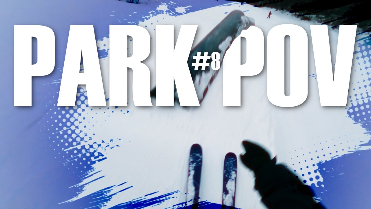 POV: Learning how to slide flat down on skis | Ski Vlog 