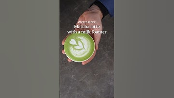 Perfect matcha latte at home