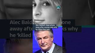 Alec Baldwin smacks phone out of woman&#39;s hand | ITV News