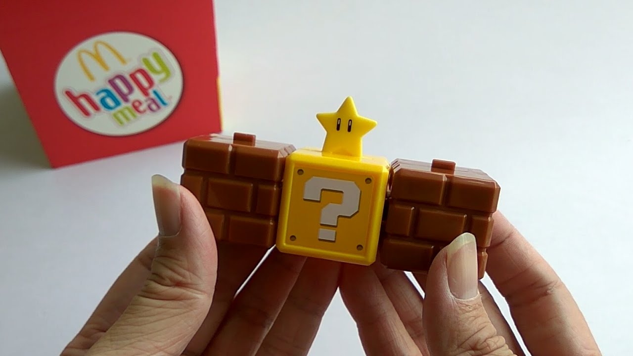mcdonalds mario block toy