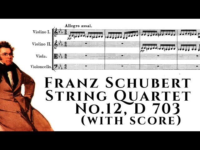 Schubert - Quatuor à cordes n°12 "Quartettsatz" : Quatuor Melos
