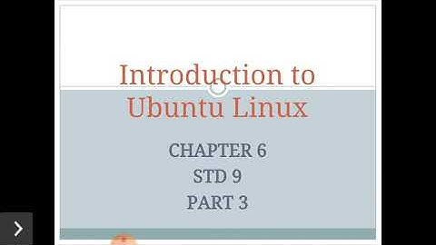 An Introduction to Ubuntu Linux Part 3