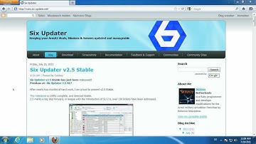 6thSense — Six Updater 2.5 Tutorial