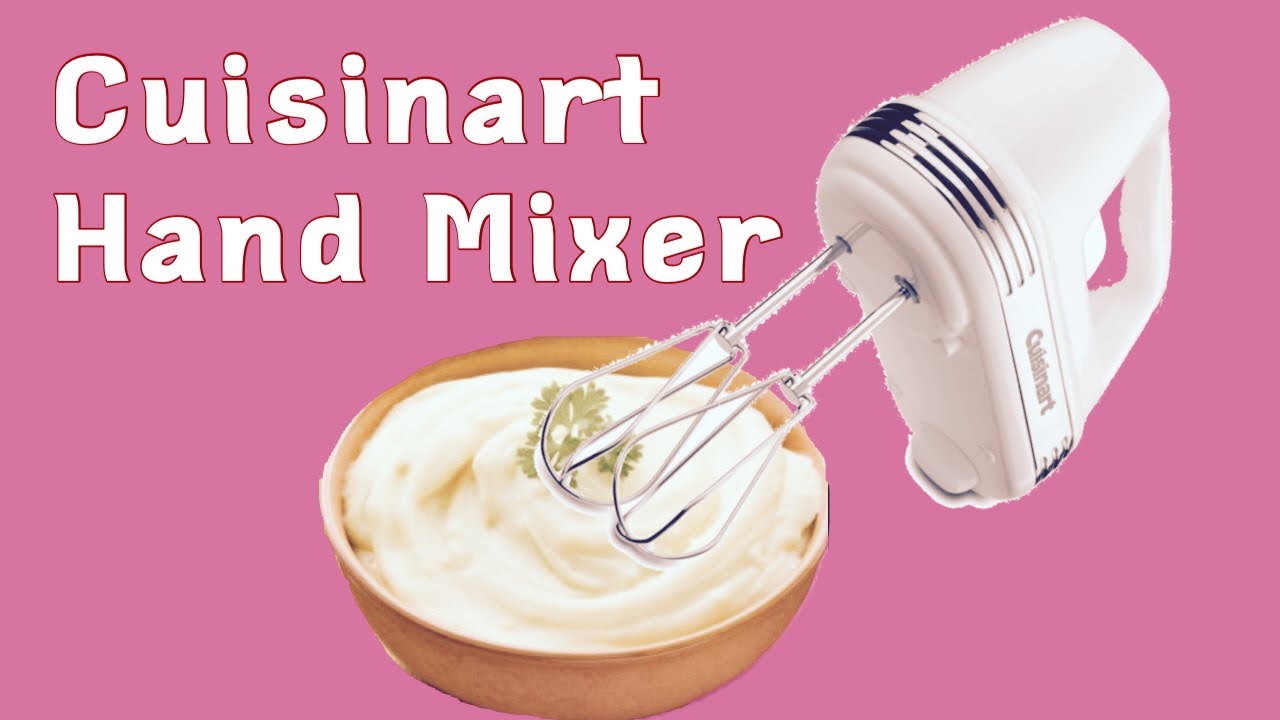 Cuisinart PowerSelect 3Speed Hand Mixer (Tech Tuesday) YouTube