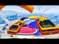 Flying cars w parachutes overtime rumble in gta 5