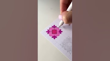 Mandala pattern worksheets💖 #lettering #mandalaart #shorts #reel #drawing #art #calligraphy #doodle