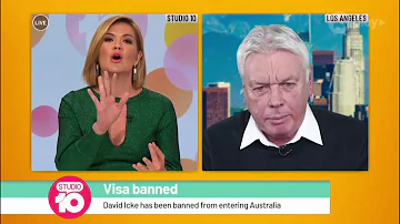 David Icke opens up about Visa ban in Australia - Studio 10 | 21 February 2019