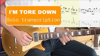 I&#39;m Tore Down - Eric Clapton (solo transcription)
