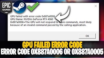 ⚡ Fix NBA 2K26 GPU Failed Error 0x887a0006 / 0x887a0005 | Quick & Easy PC Fix 🔧