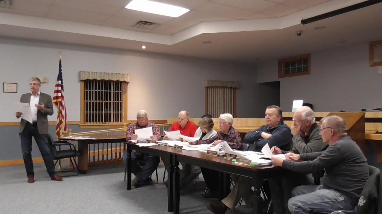GENESEE COUNTY/Stafford Town Board Meeting/Water District Information