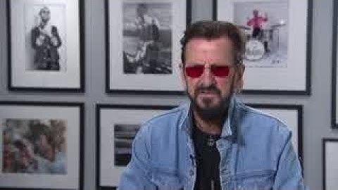 Ringo Starr talks being left-handed, using a right-handed drum kit