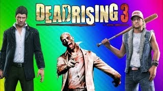 Dead Rising 3 Funny Moments Gameplay - Basics, Lego Mask, Stunt Fails, Burrito (DR3 Co-op)
