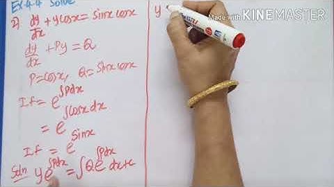 Class 12 | BM 41| Ex4.4-1 to 5,7,9 |Bus. Maths | How to identify &solve linear differential equation