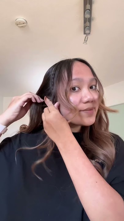 Easy braid minimal effort 💕 - YouTube