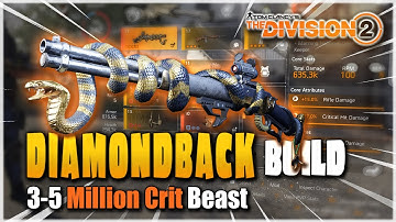 The Division 2 | THIS BUILD DESTROYS NPCS IN HEROIC | THE DIAMONDBACK CRIT BUILD