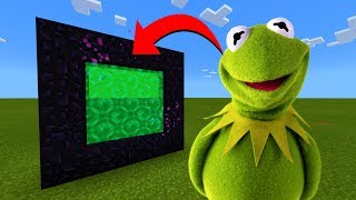 How To Make A Portal To The Kermit The Frog Dimension in Minecraft!