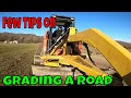 Repairing a 3000 foot road with skid steer and grader attachment and a few random things thrown in