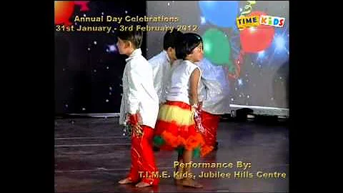 T.I.M.E. Kids Jubilee Hills Centre, Annual day celebrations 2012, Shalala song