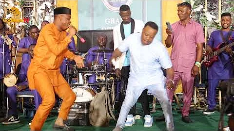 WOLI AGBA AND ATORISE IN DANCE COMPETITION AT THE GRAND OPENING OF LOVE OF CHRIST GENERATION CHURCH