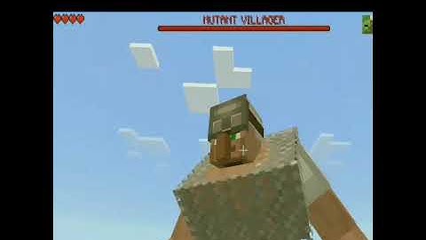 minecraft saving mutant villager #Shorts