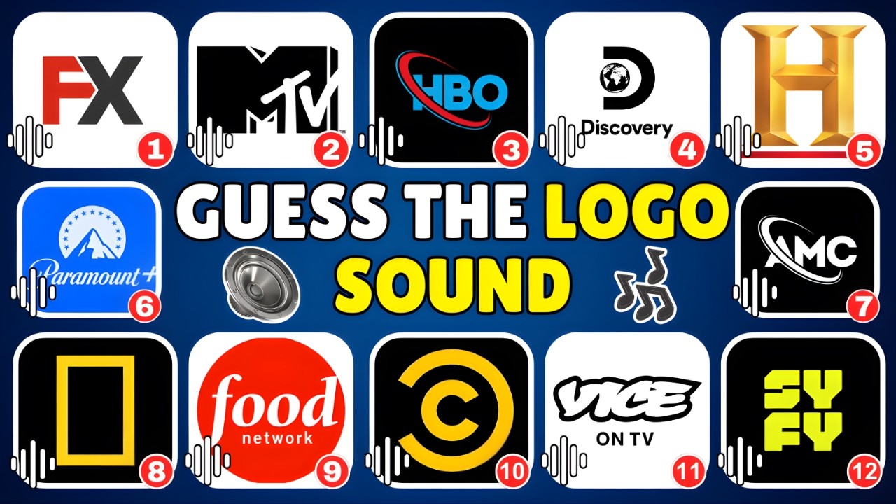 Guess The TV & Streaming Logo Sound: 90s–2025 Mix 📺🎬 | MTV, HBO, Discovery, Paramount