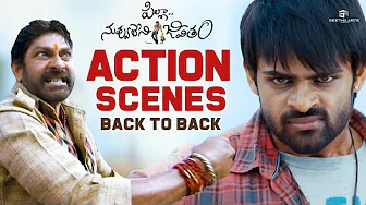 Pilla Nuvvu Leni Jeevitham | Back to Back Action Scenes | Sai Dharam Tej, Regina, Jagapathi Babu