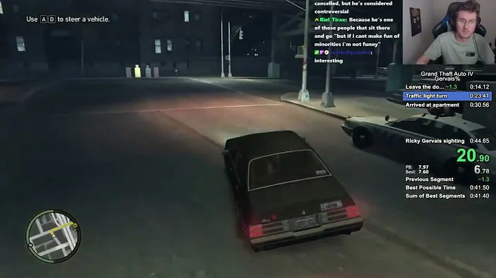 GTA IV GERVAIS% SPEEDRUN WORLD RECORD 43.68