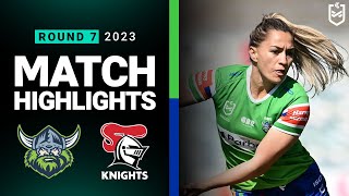 NRLW 2023 | Raiders v Knights | Match Highlights